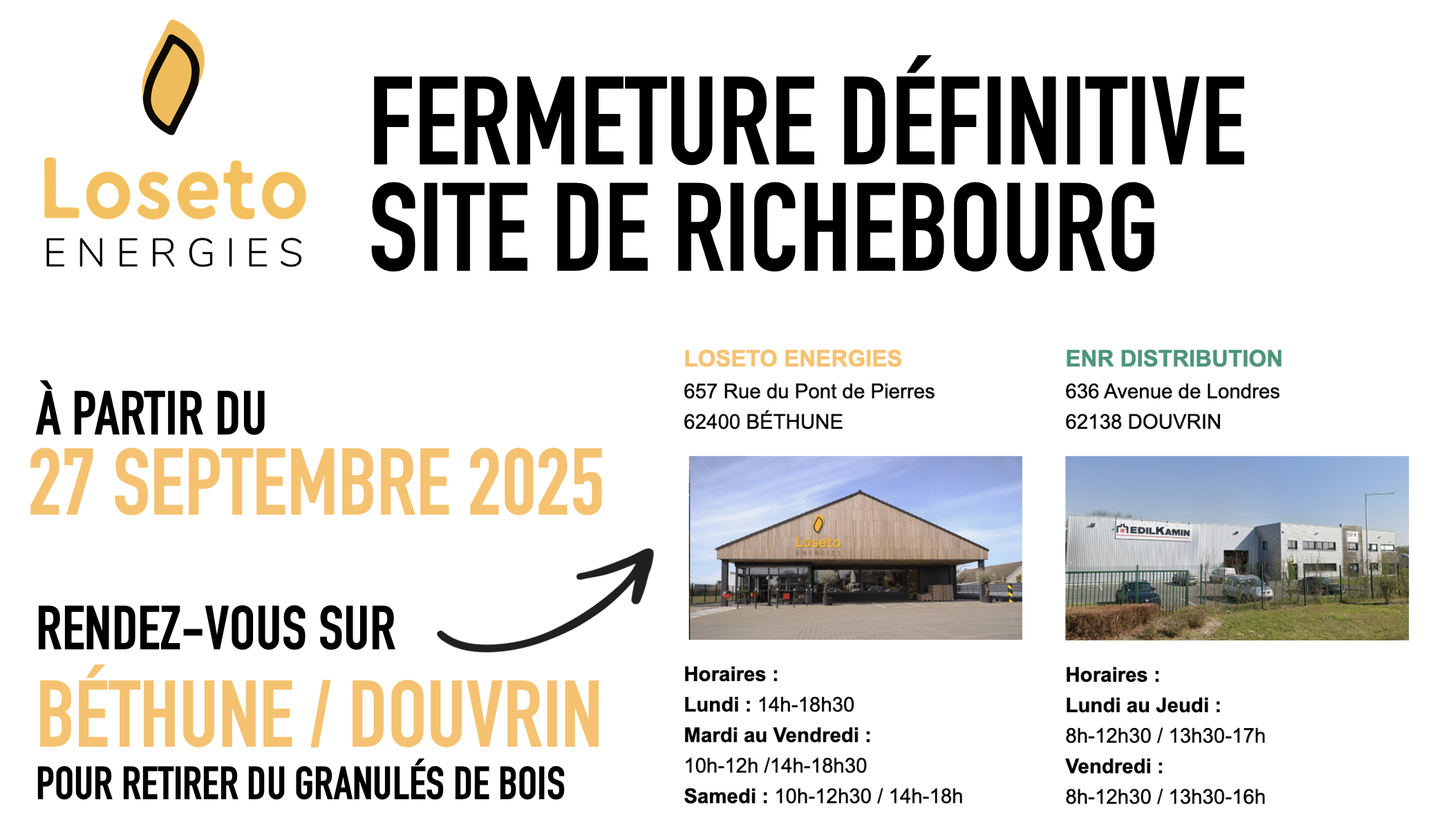 FERMETURE DÉFINITIVE - RICHEBOURG