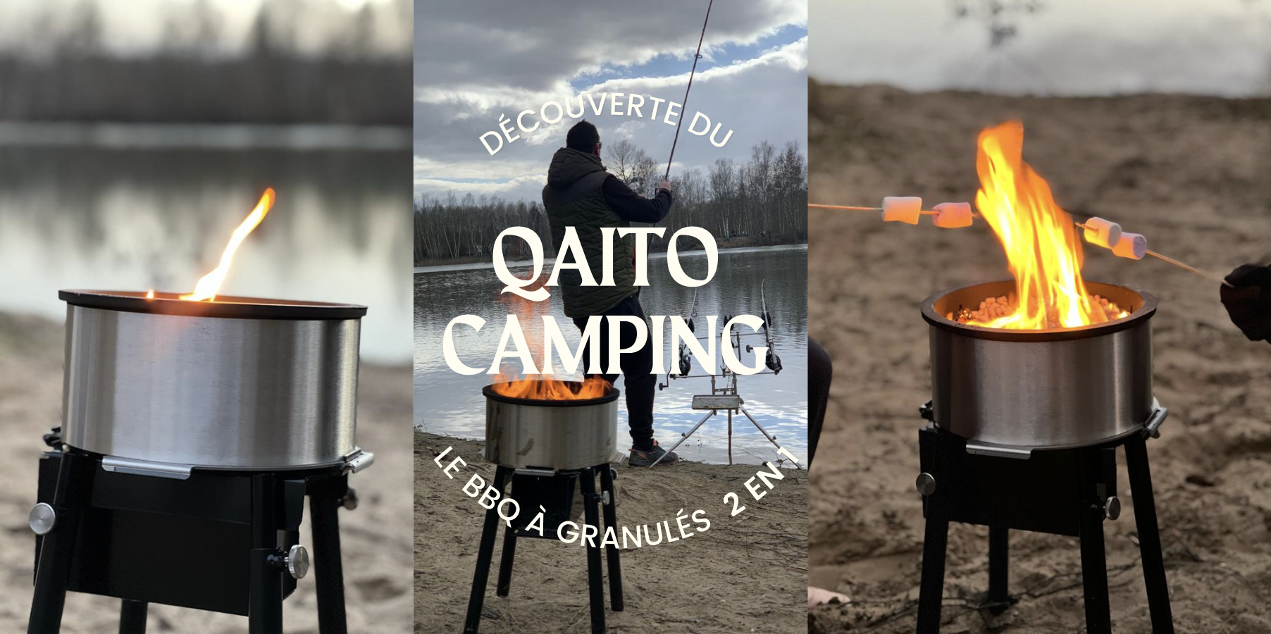 QAITO CAMPING : Le BBQ à granulés 2 en 1