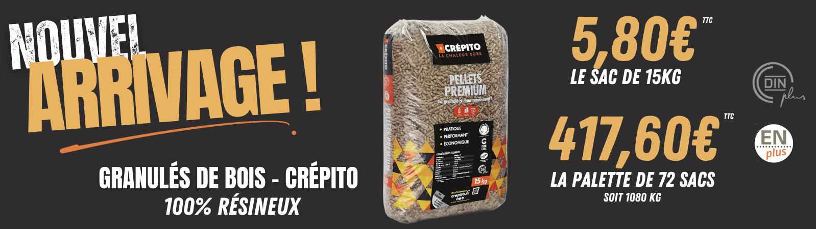 NOUVEL ARRIVAGE ! - CR&Eacute;PITO 