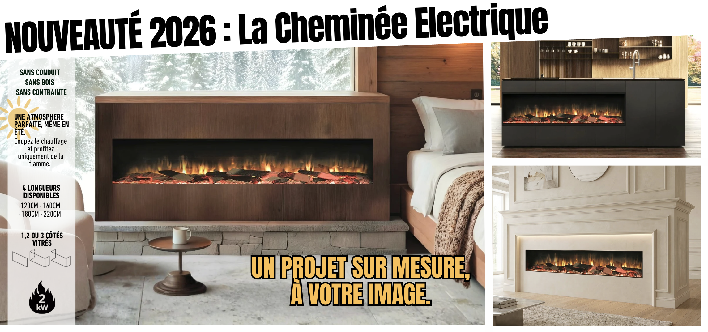 NOUVEAUT&Eacute; : Chemin&eacute;e Electrique 