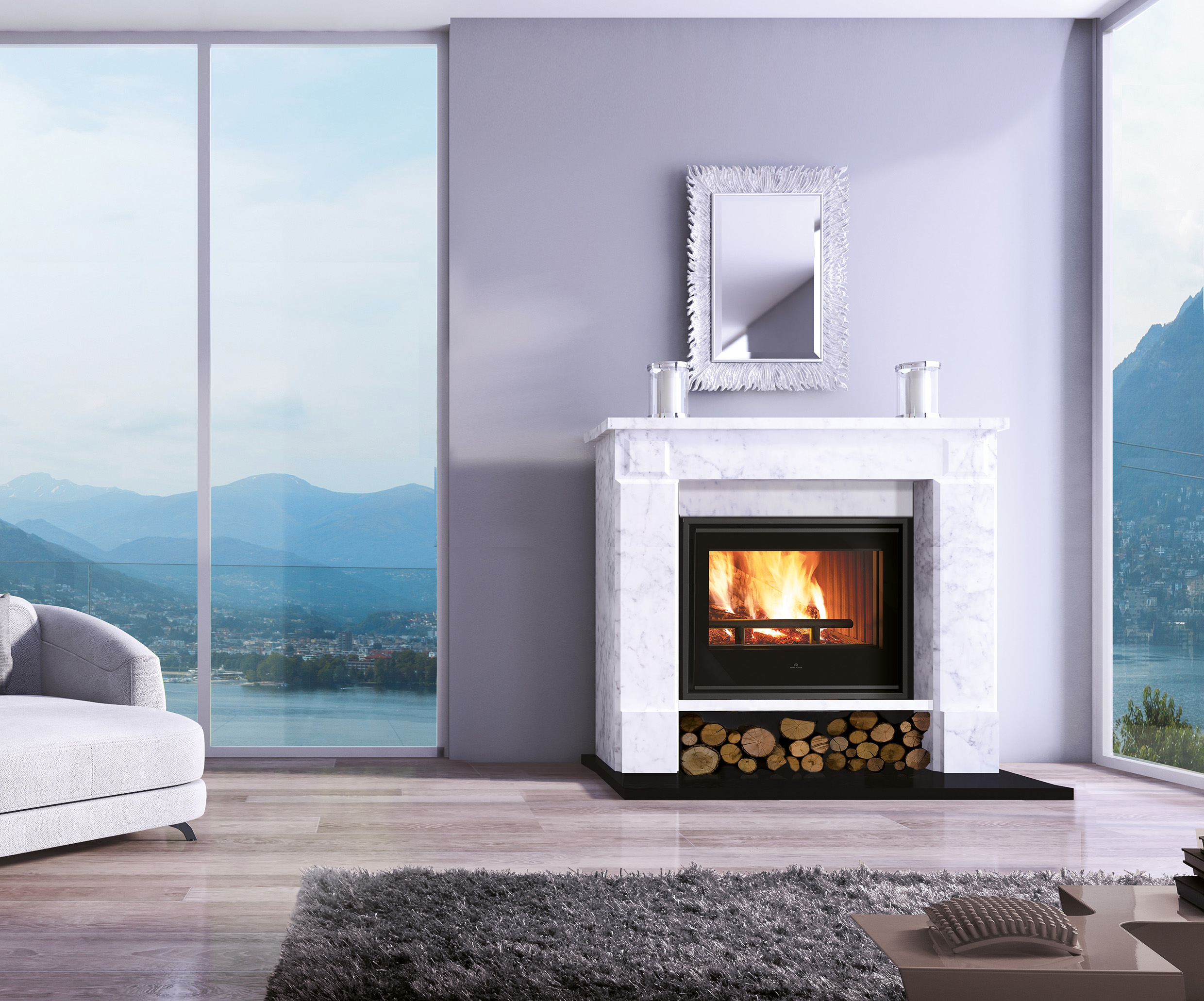 FIREBOX LUCE PLUS 62 - 9,6 KW