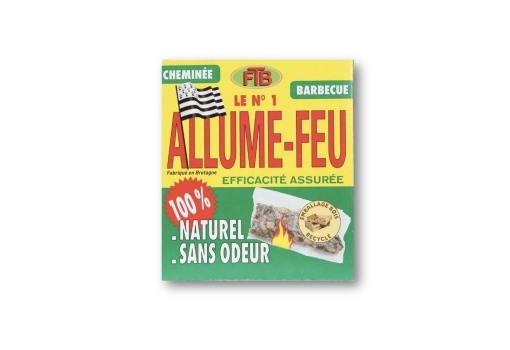 ALLUME FEU FTB - BOITE DE 12 SACHETS