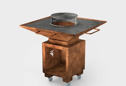BRASERO GRANDGOUSIER - CARRE 1000X1000 - LE FORGEUR