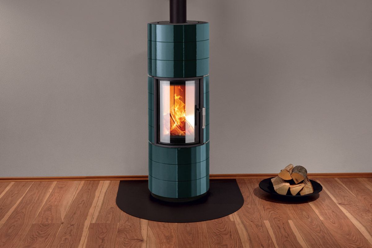 COLONA LITE 6KW - FINITION BLEU PÉTROLE - LEDA