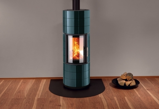 COLONA LITE 6KW - FINITION BLEU PÉTROLE - LEDA