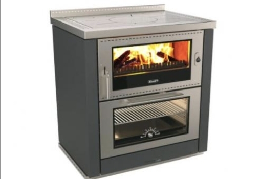 CUISINIÈRE À BOIS RIZZOLI - ML 80 - GRISE