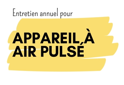 ENTRETIEN ANNUEL - APPAREIL À AIR PULSÉ